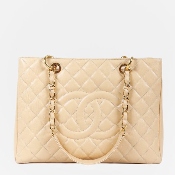 Chanel Beige Caviar GST - Picture 1 of 13